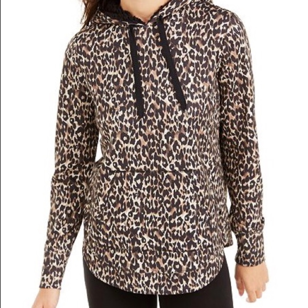 Ideology
Leopard Round-Hem Hoodie